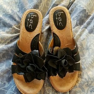 b.o.c. black sandals